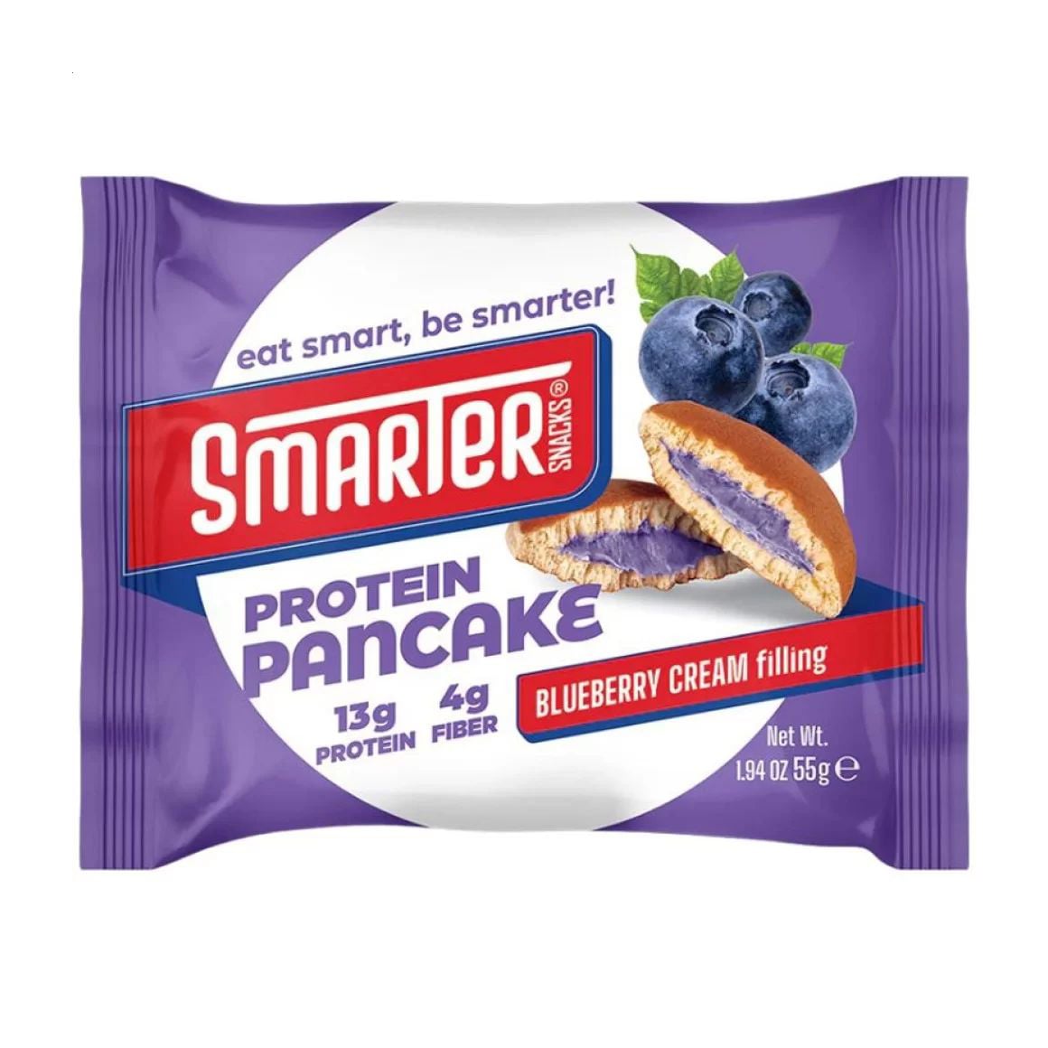Протеїновий панкейк Smarter Snacks Protein Pancake Чорниця, 55 г